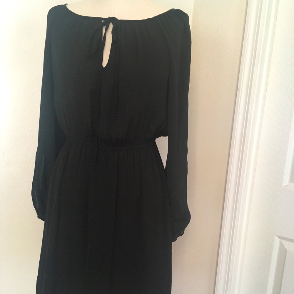Zara Basic Cinch waist mini-dress